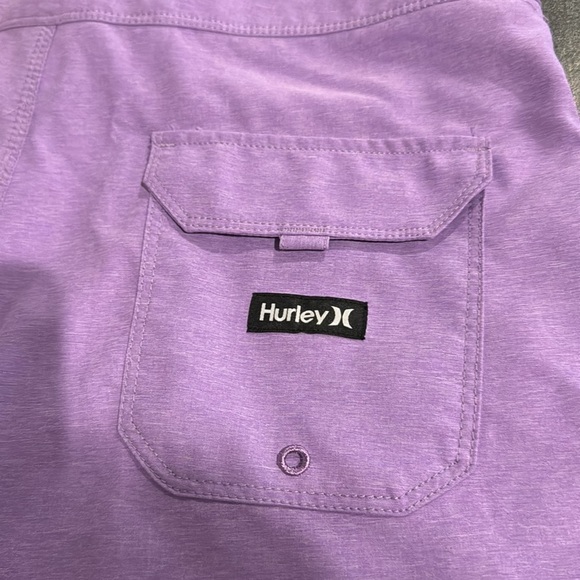 Hurley Men's Purple board Shorts - Picture 6 of 6